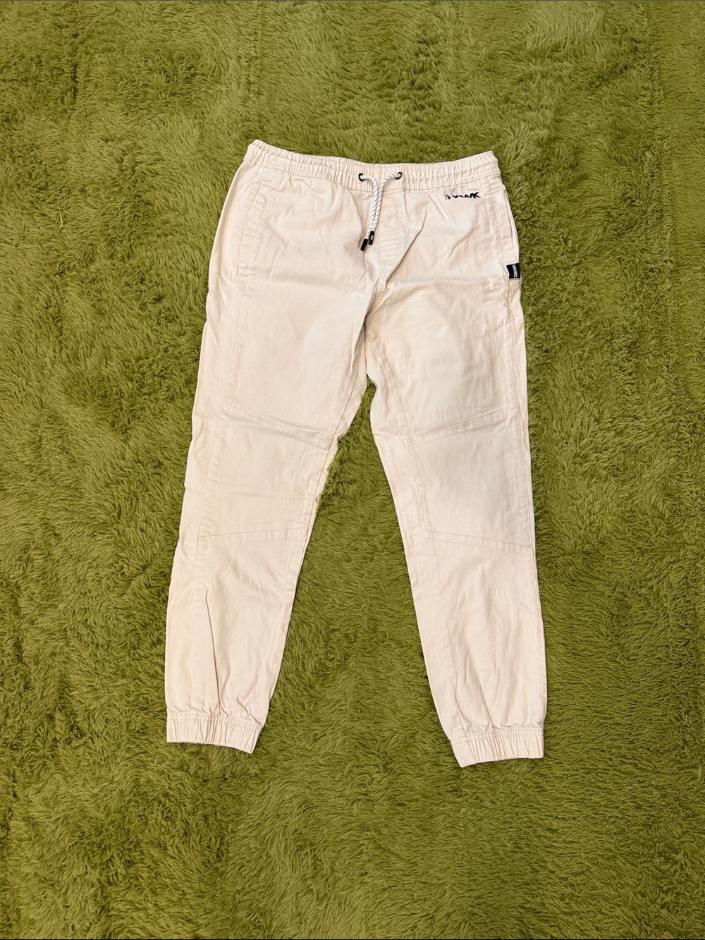 Tony Hawk Men's Cream Elastic Cuff Joggers
